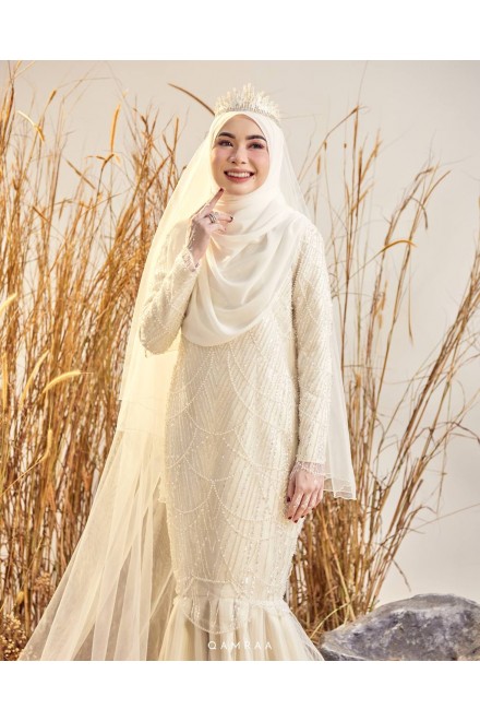 CALLANDRA DRESS OFFWHITE